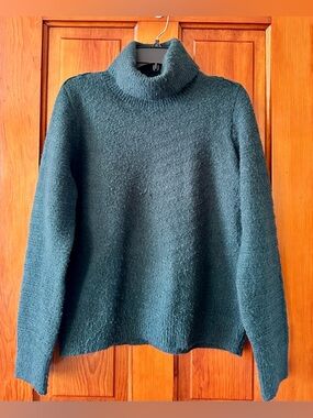 Copper Key Dark Teal Turtleneck Sweater Size L